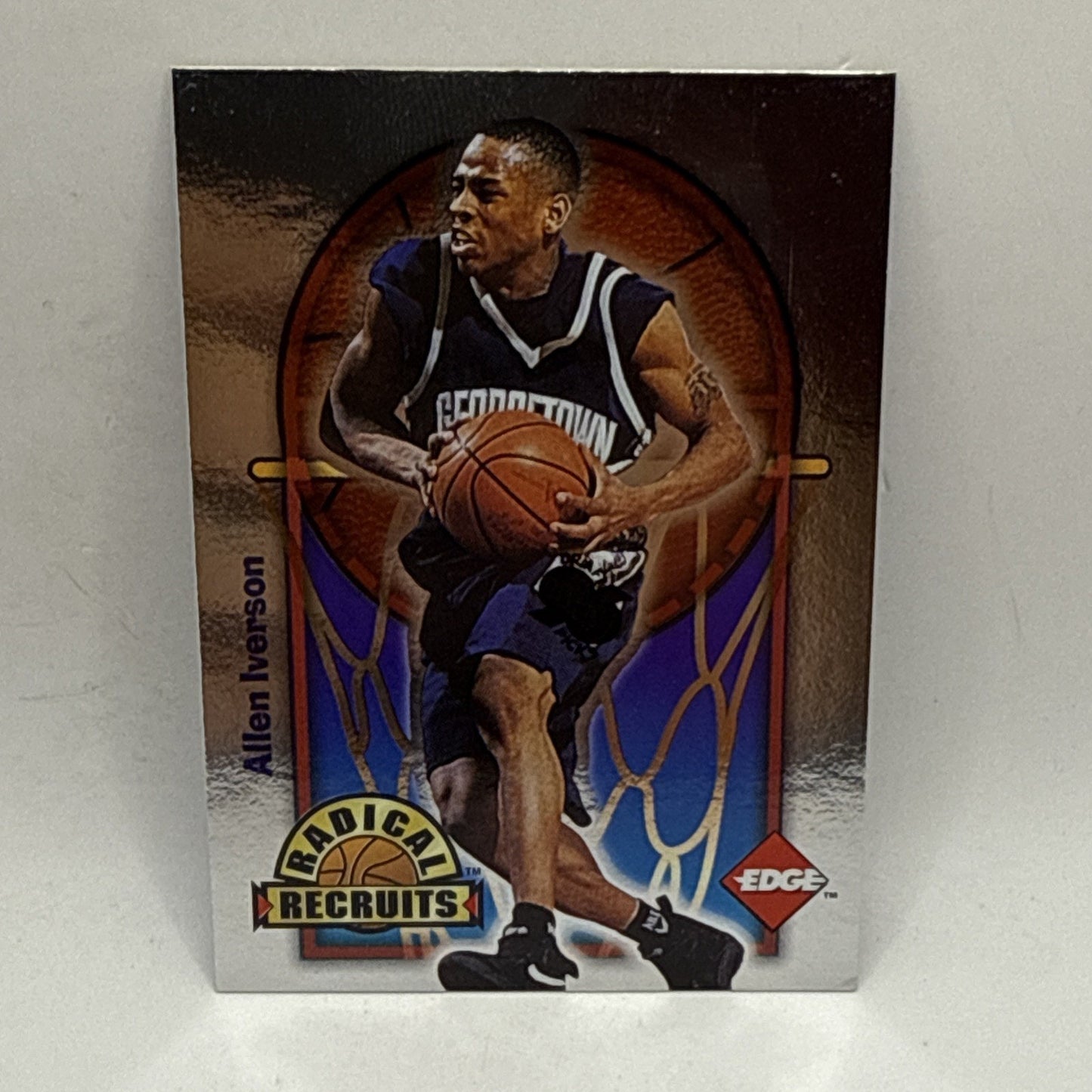 1996 Collector's Edge Rookie Rage Radical Recruits Allen Iverson /6750 - 76ers