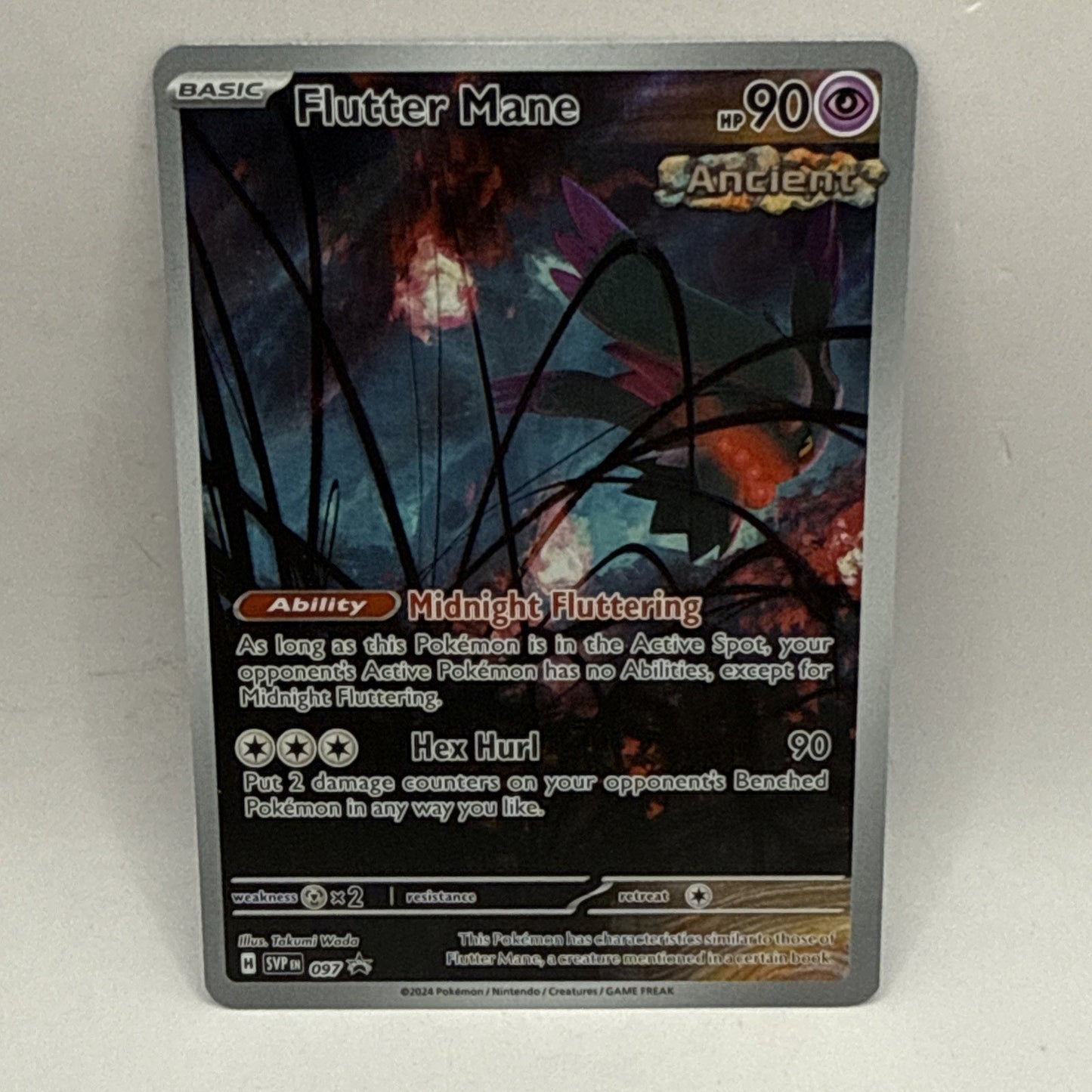 Flutter Mane 097 Sv: Scarlet & Violet Promo Cards Holo LP Tcg Card
