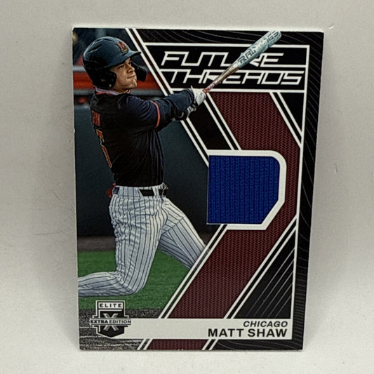 2023 Panini Elite Extra Edition Baseball Matt Shaw Relic MLB Chicago
