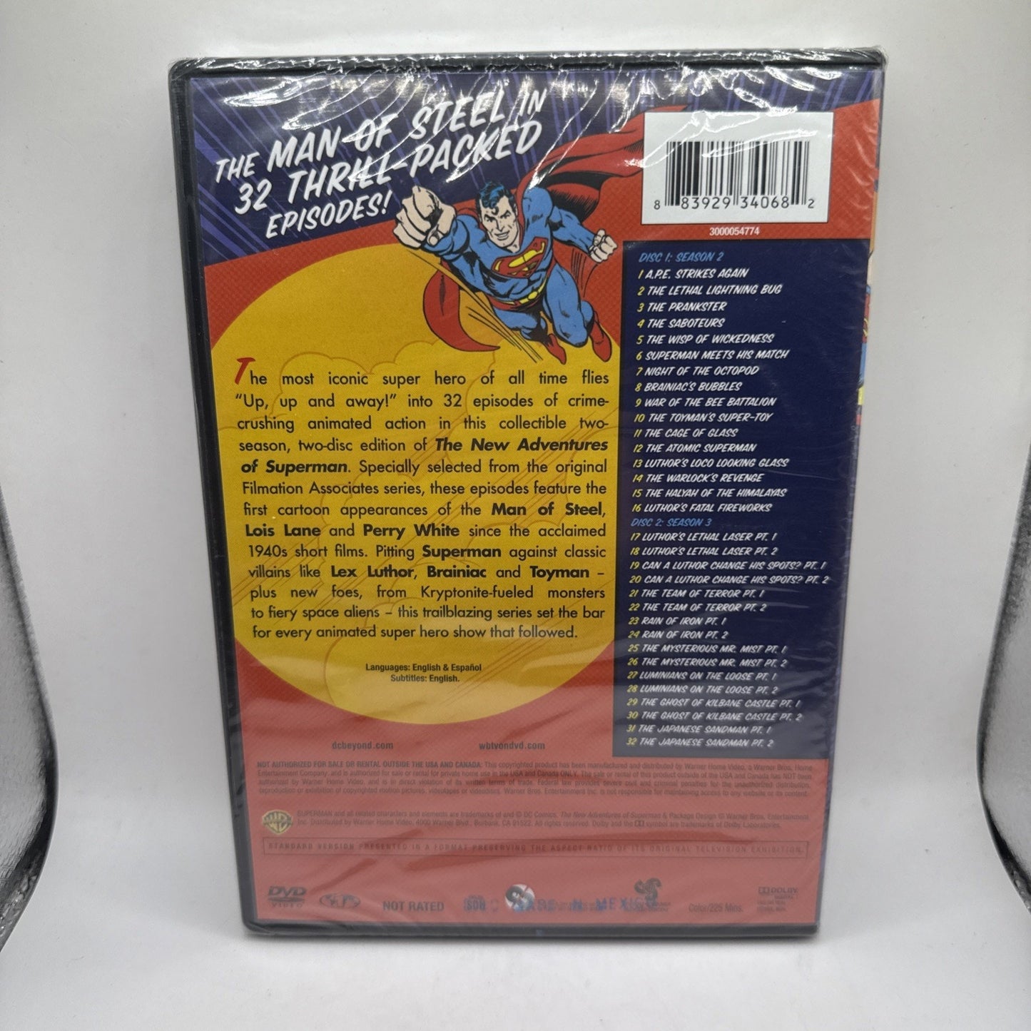 New Adventures of Superman the complete second & thired season (DVD) BRAND NEW!!