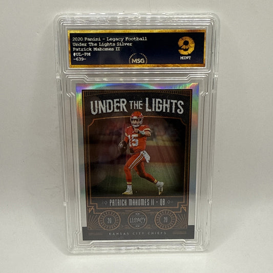 2020 Panini Legacy Patrick Mahomes II Under the Lights #UL-PM Holofoil Graded9