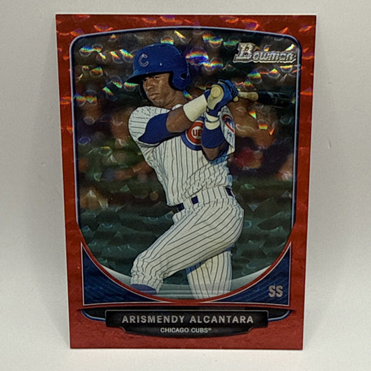 Arismendy Alcantara 2013 Bowman Chrome Prospect RED WAVE Refractor /25 - CUBS
