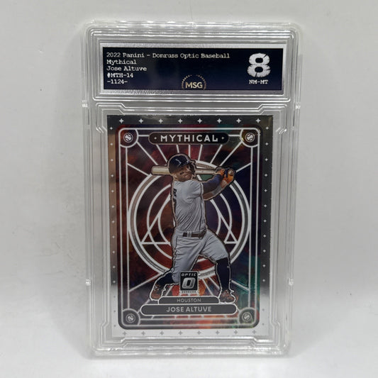 2022 Donruss Optic Mythical #MTH-14 Jose Altuve - Houston Astros Graded 8