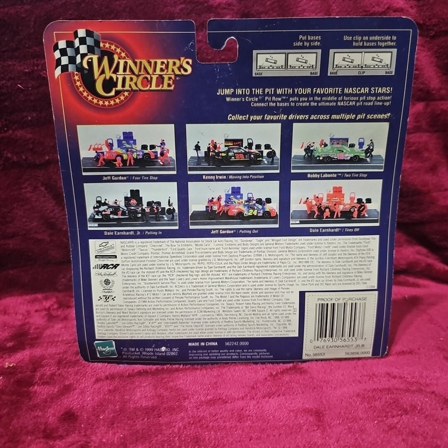 Winners Circle Pit Row Series Dale Earnhardt Jr. Two Tire Stop 1/64 Diorama NIP