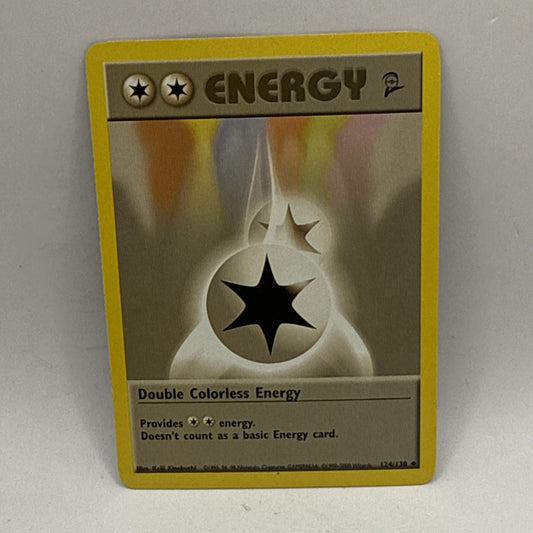 1995 Pokémon TCG Double Colorless Energy #96/102 Uncommon HP Card Vintage