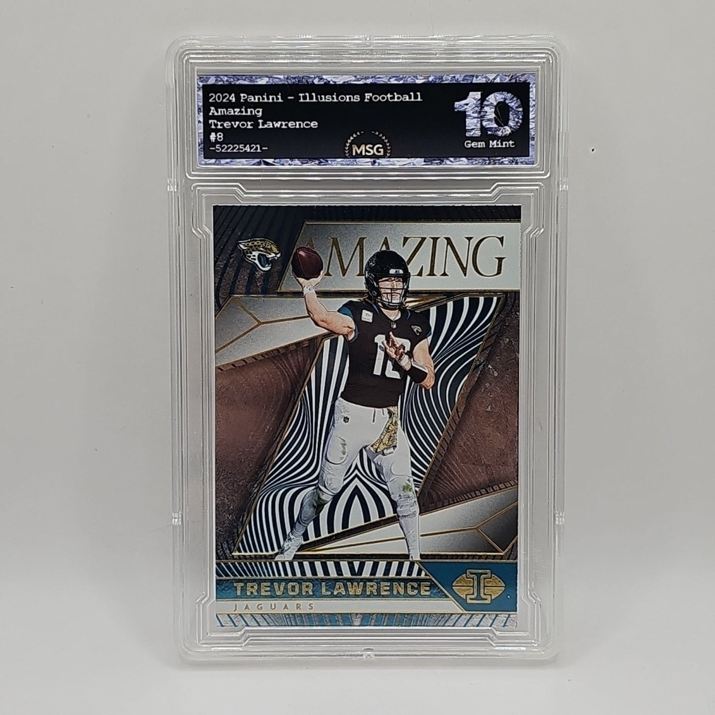 2024 Illusions Football Trevor Lawrence #8 Amazing Insert Graded 10 Gem Mint