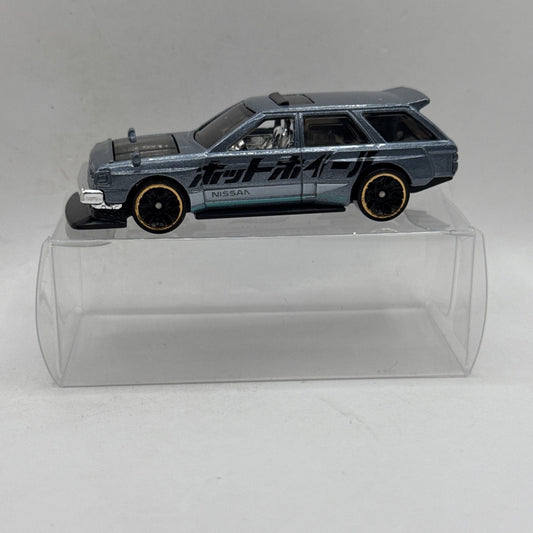 2021 Hot Wheels Nissan Maxima Drift Car Blue Nightburnerz 1:64 Toy Race Car