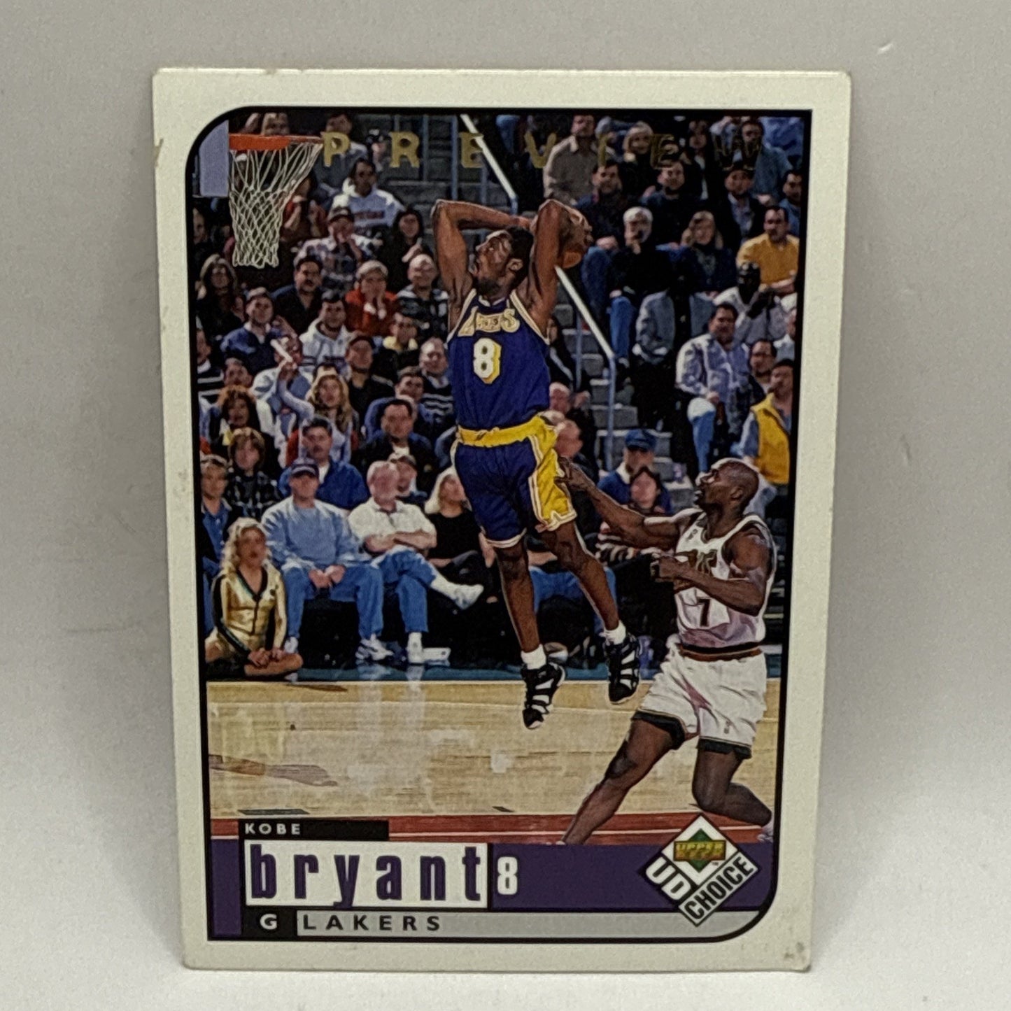 1998-99 Upper Deck UD Choice Preview - #69 Kobe Bryant HP DMG Lakers NBA