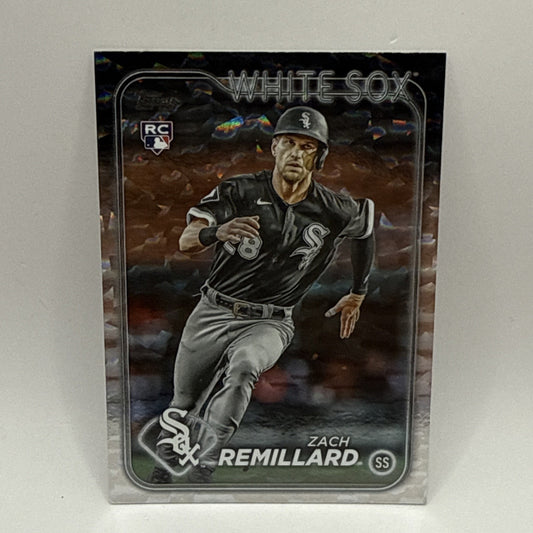 2024 Topps Series 1 White Sox Zach Remillard RC Silver Foil Parallel #222
