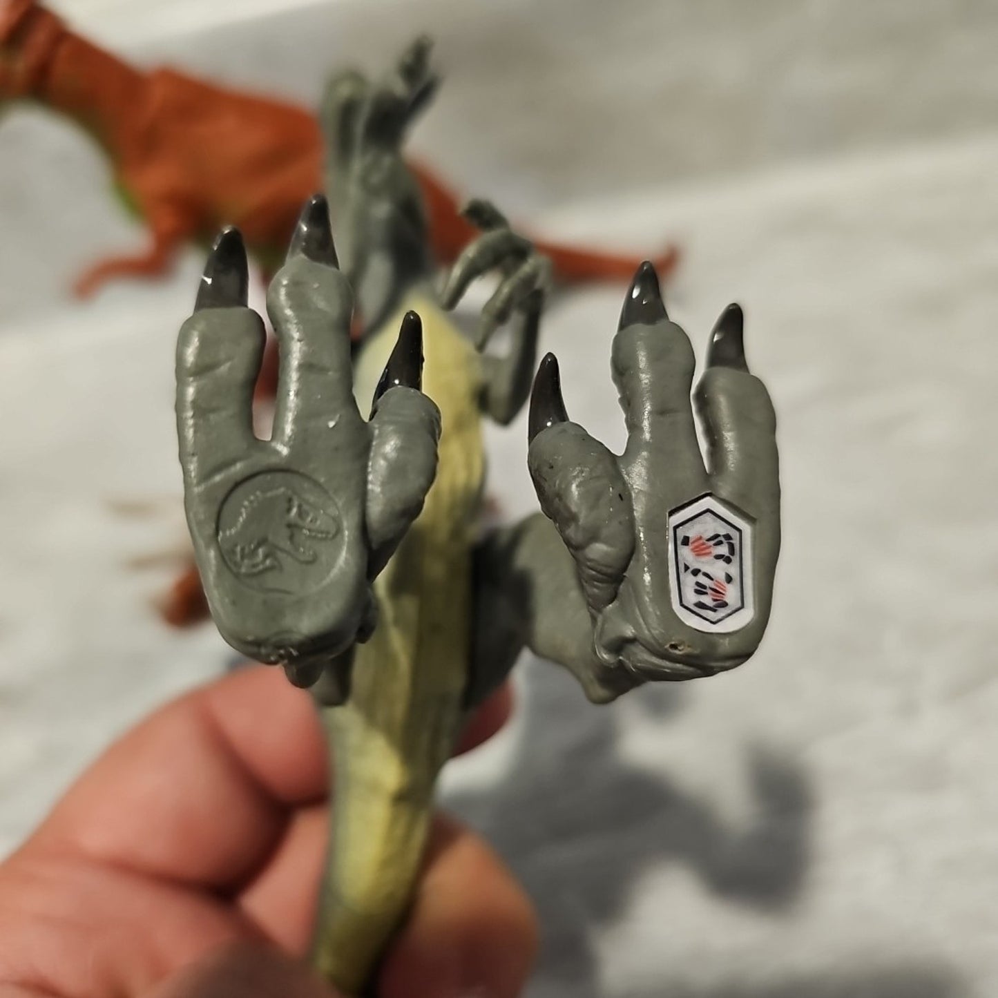 3 - Jurassic World Park Savage Strike Velociraptor Dinosaur Lot Of 3 Toys