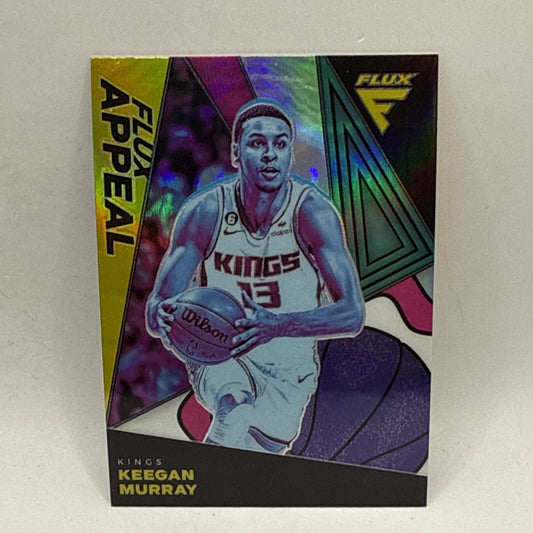 2022-23 Panini Flux Flux Appeal Silver Prizm Keegan Murray #1 Rookie RC