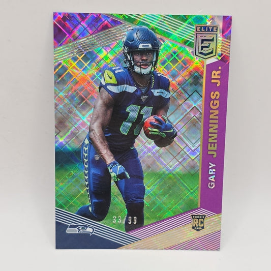 2019 Panini Donruss Elite Football Gary Jennings Jr. #141 /99 NFL Seahawks
