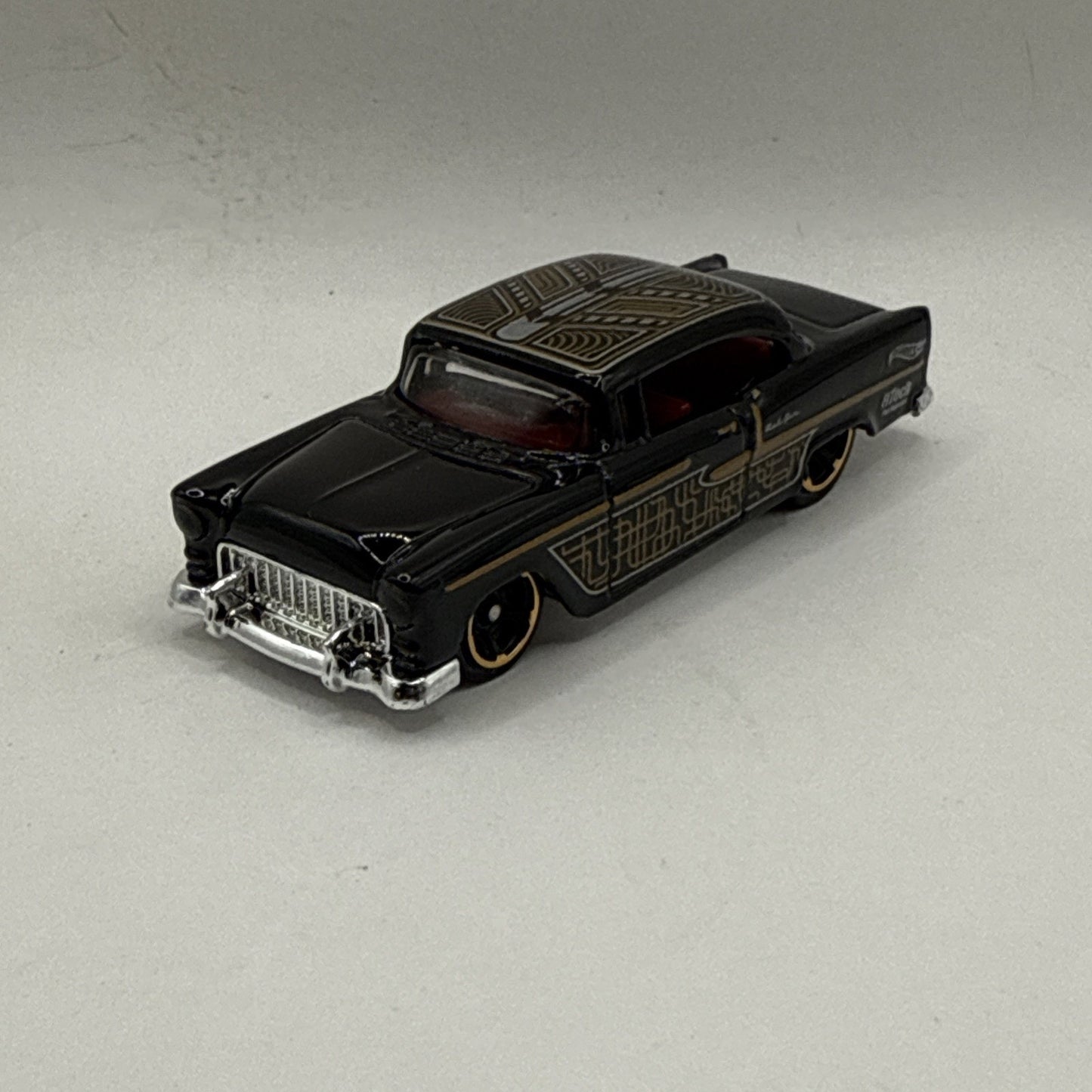 Hot Wheels 1955 Chevy Chevrolet Bel Air Black 1/64 Scale 2025 Diecast Car