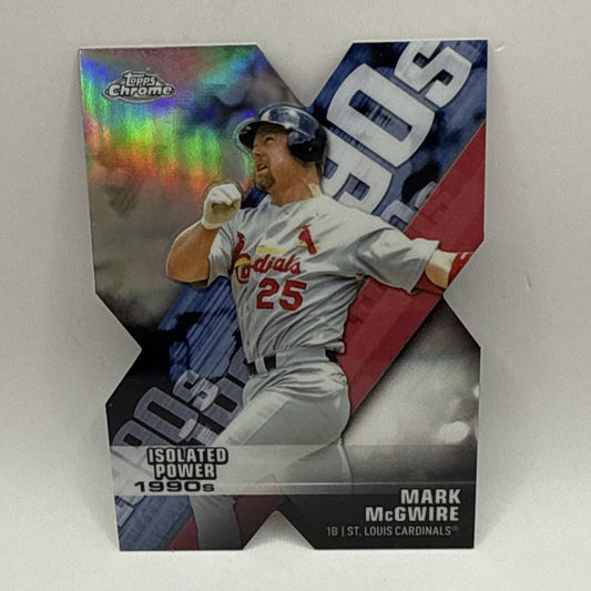 Mark McGwire Topps Chrome 2020 Decades of Dominance Die Cut