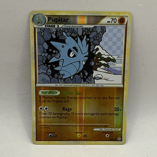 Pupitar Unleashed 38/95 Reverse Holo Pokemon LP Tcg Card