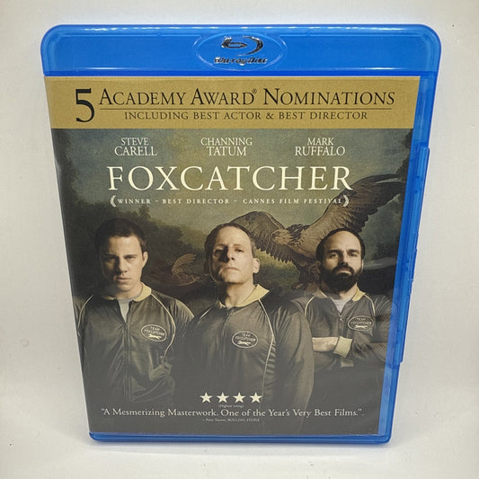Foxcatcher Blu-ray 2015 Steve Carell - Channing Tatum - Movie - 5 Awards
