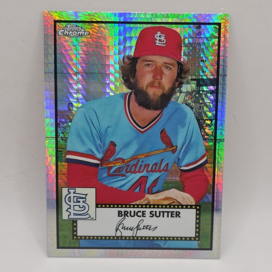 2021 Topps Chrome Platinum Anniversary - Bruce Sutter #673 Hyper Cardinals MLB