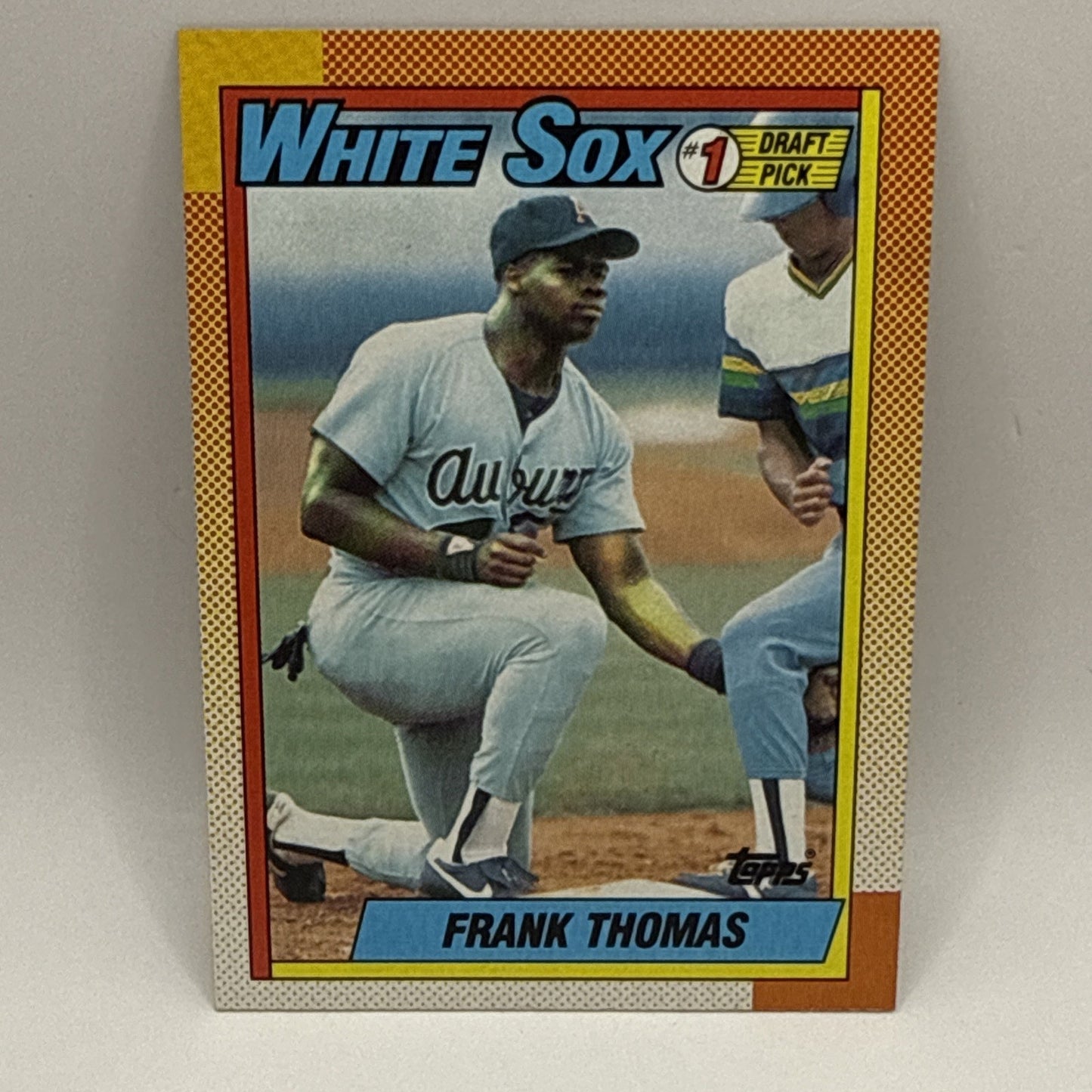 Frank Thomas 1990 Topps #414 Rookie Card #1 Draft Pick Auburn/White Sox