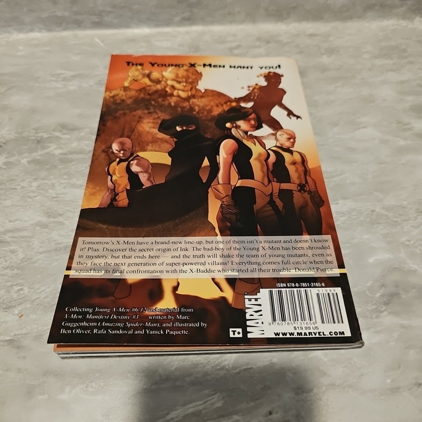 Young X-men 2: Book of Revelations X-Men (Graphic Novels) by Guggenheim - Used