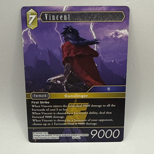 Vincent PR-188/26-066L - Opus 26: Gunslinger of the Abyss - Final Fantasy TCG