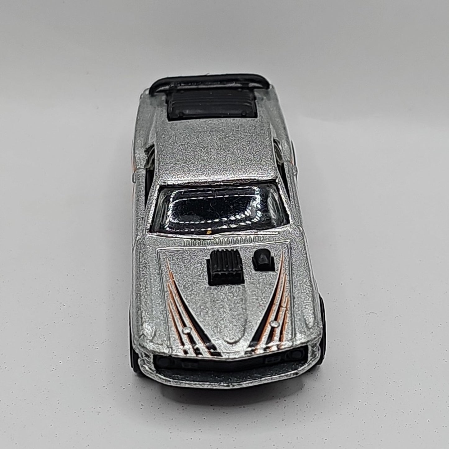 Hot Wheels 1997 Silver Mustang Mach 1 Made in Malaysia Vintage Loose 1:64 Scale