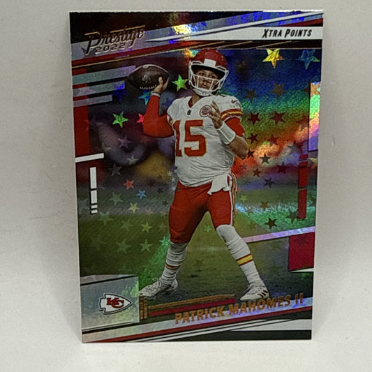 Patrick Mahomes II 2022 Panini Prestige Football Xtra Points Astral #141 Chiefs