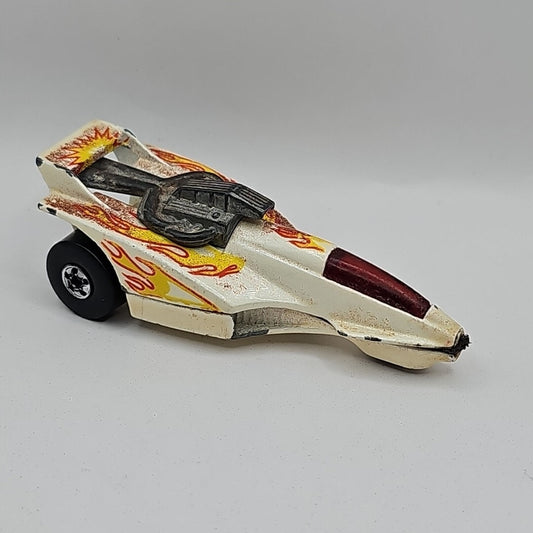 Vintage Hot Wheels XT-3 Vehicle Diecast Pearl White Racecar 1/64 1984