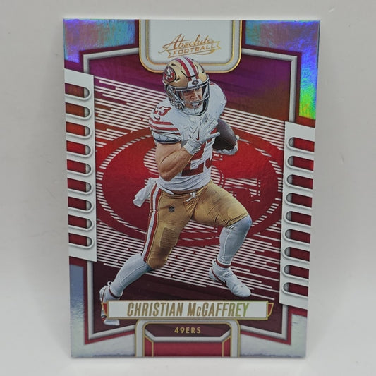 2023 Panini Absolute Christian McCaffrey Silver Hobby San Francisco 49ers #43