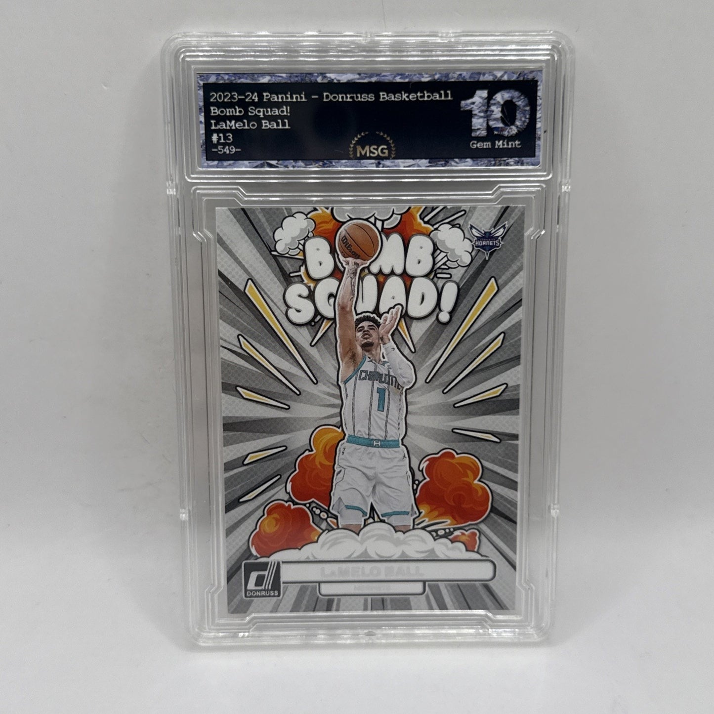 2023-24 Panini Donruss - Bomb Squad LaMelo Ball #13 Graded 10 NBA Hornets