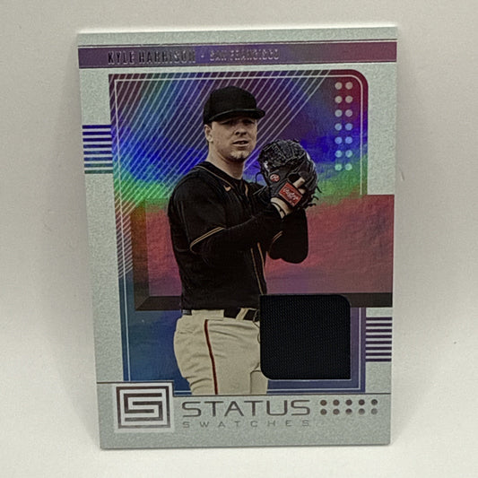 Kyle Harrison 2023 Panini Status Swatches Relic SS-KH San Francisco Giants RC