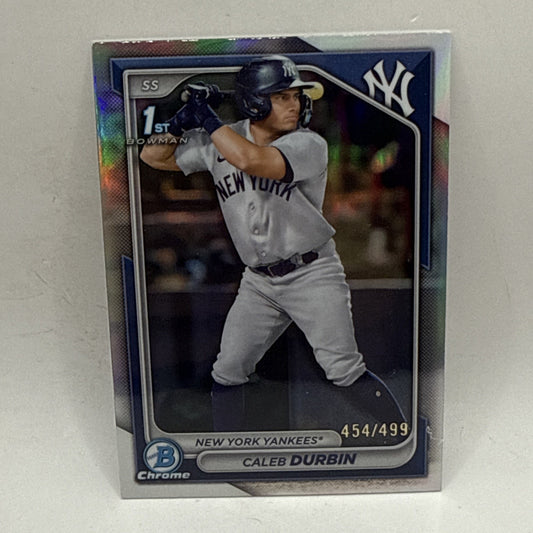 2024 Bowman Chrome - Prospects Caleb Durbin #BCP-214 Refractor /499 (RC)