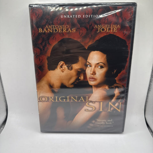 Original Sin (DVD, 2002, Unrated Version) Angelina Jolie - Antonio Banderas NEW