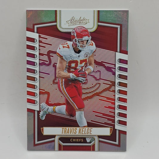 2023 Panini Absolute Football Card Travis Kelce #99 - Kansas City Chiefs Silver