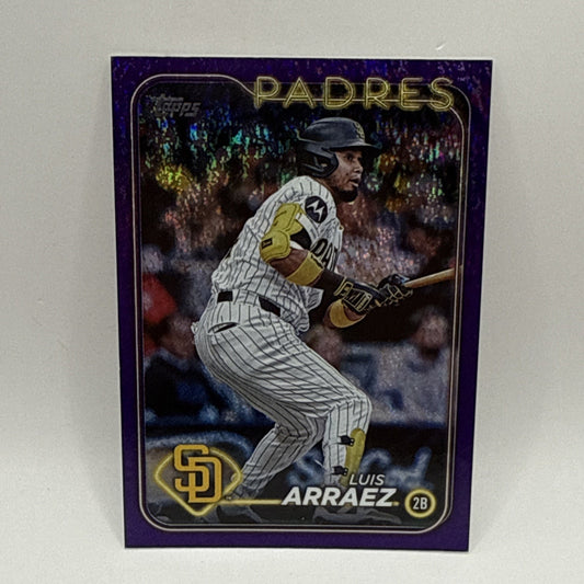 2024 Topps Update Luiz Arraez Purple Foil /799 Padres