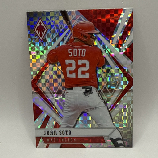 2021 Panini Chronicles Phoenix #26 Juan Soto BUILDING BLOCKS PRIZM MLB