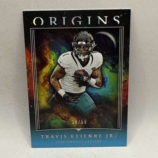 2023 Origins Football #47 Travis Etienne Jr /50 NFL Jacksonville Jaguars Card