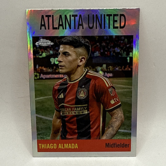 2024 Topps Chrome MLS Thiago Almada 1964 Football #64T-6 Atlanta United