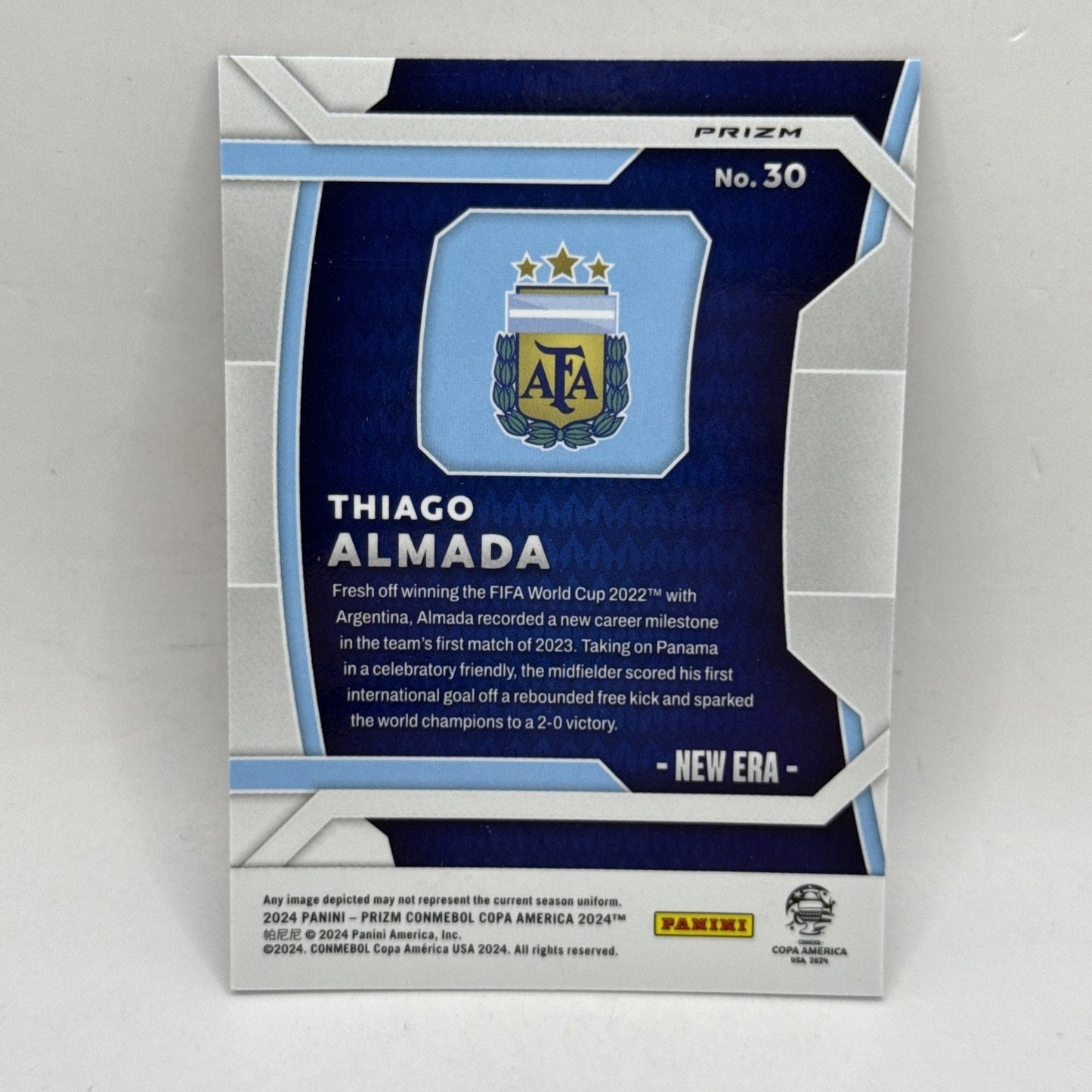 FACUNDO BUONANOTTE SILVER # 25 - COPA AMERICA PRIZM USA 2024 - NEW ERA SOCCER