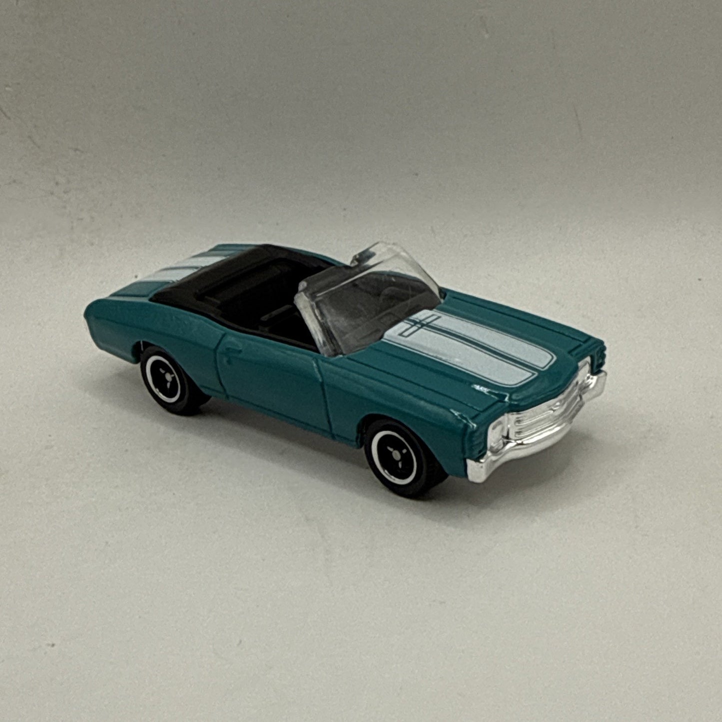 1971 Chevy Chevelle Convertible Matchbox 2024 Blue Highways II Blue 1:64 Scale