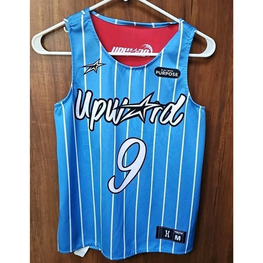 Reversible Upwards Play With Purpose Jersey Youth Medium #9 Basketball Jersey