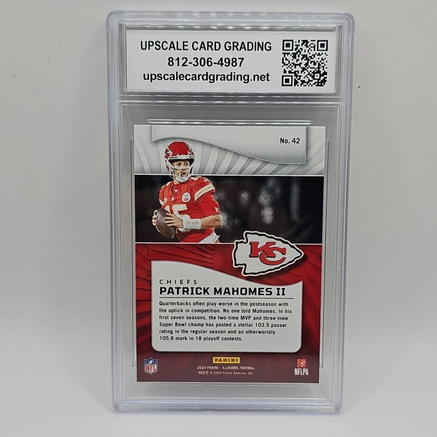 2024 Panini Illusions - Patrick Mahomes II #42 Trophy Collection Emerald