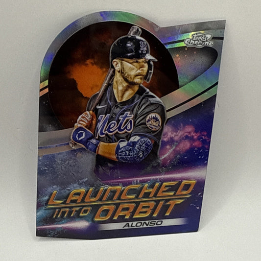 2022 Topps Cosmic Chrome Launched Into Orbit Refractor #LIO-11 Pete Alonso