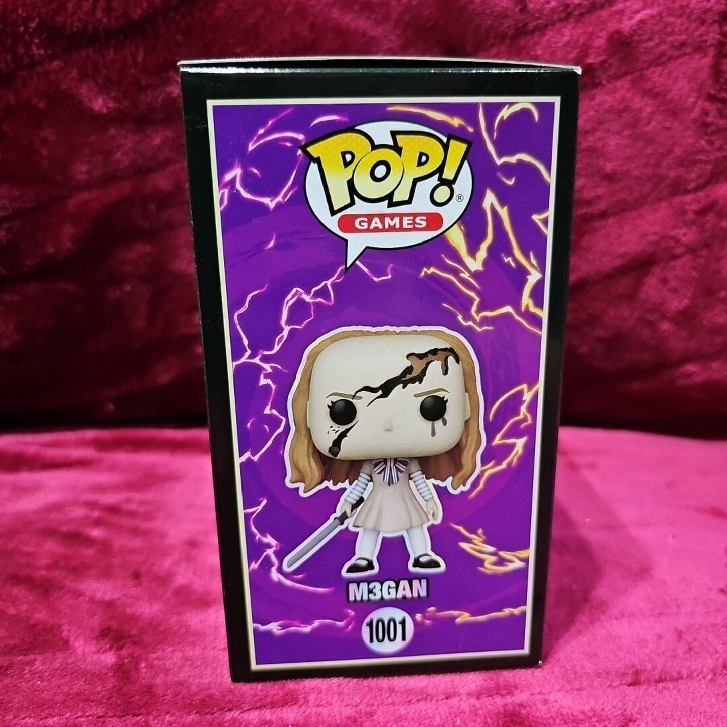 Fusion M3GAN POP Vinyl Figure #1001 Funko Games - Box Corner Wear
