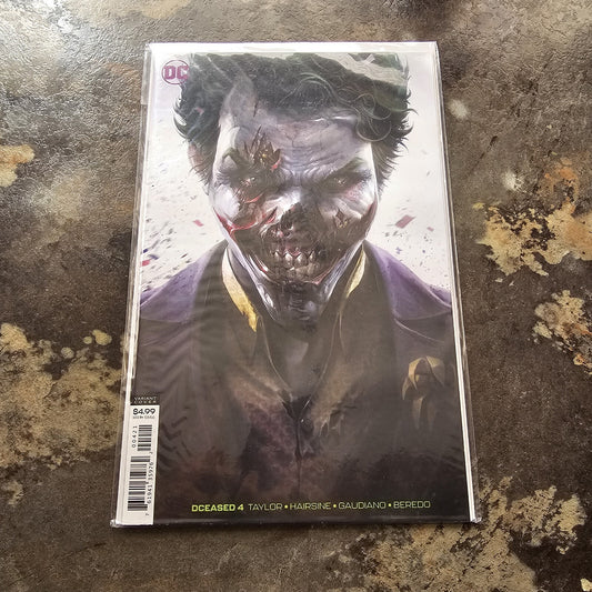 Dceased #4 (DC Comics October 2019) MATTINA CARDSTOCK VARIANT COVER JOKER BATMAN