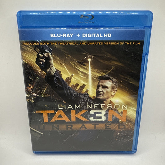 Taken 3 Blu-Ray Unrated Edition Liam Neeson Famke Janssen Maggie Grace Movie