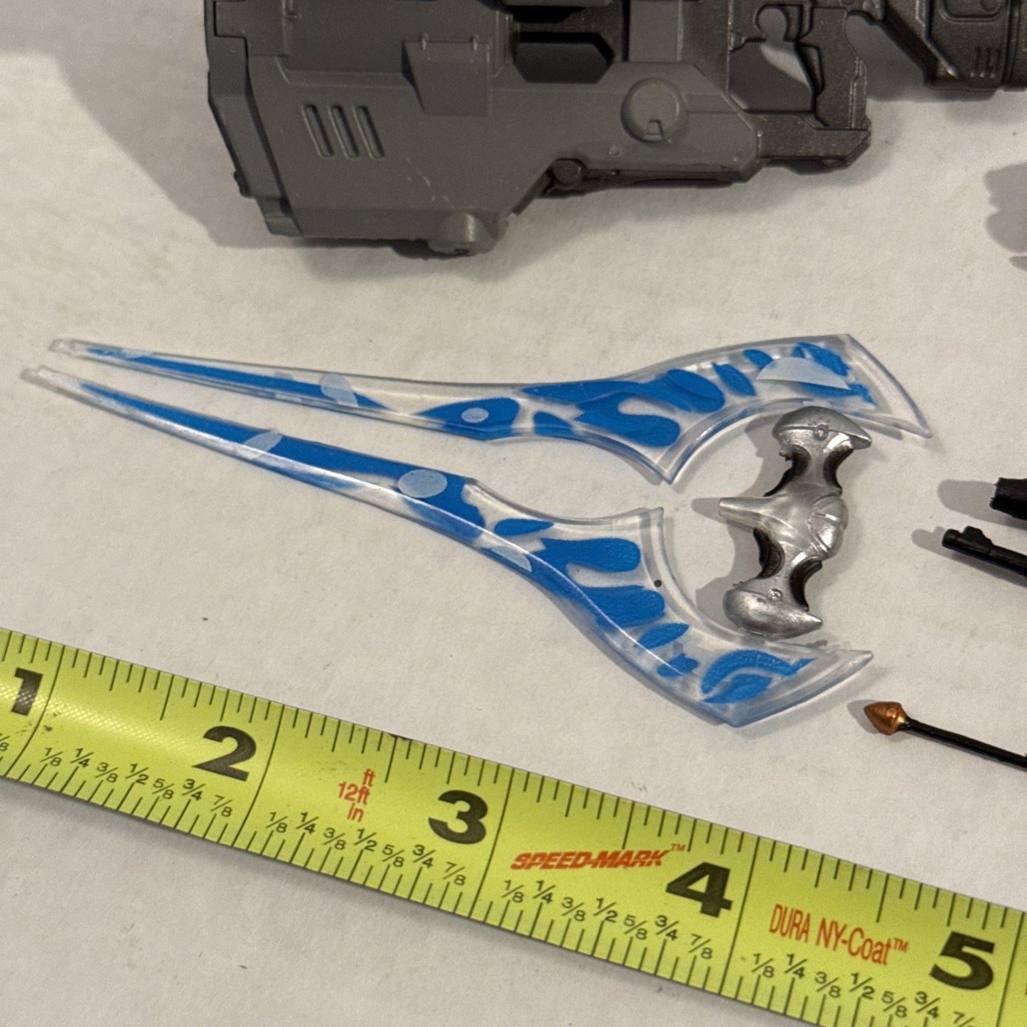 Lot Of Toy Action Figure Weapons - Halo, Doom, Batman, God Of War Parts Play Set