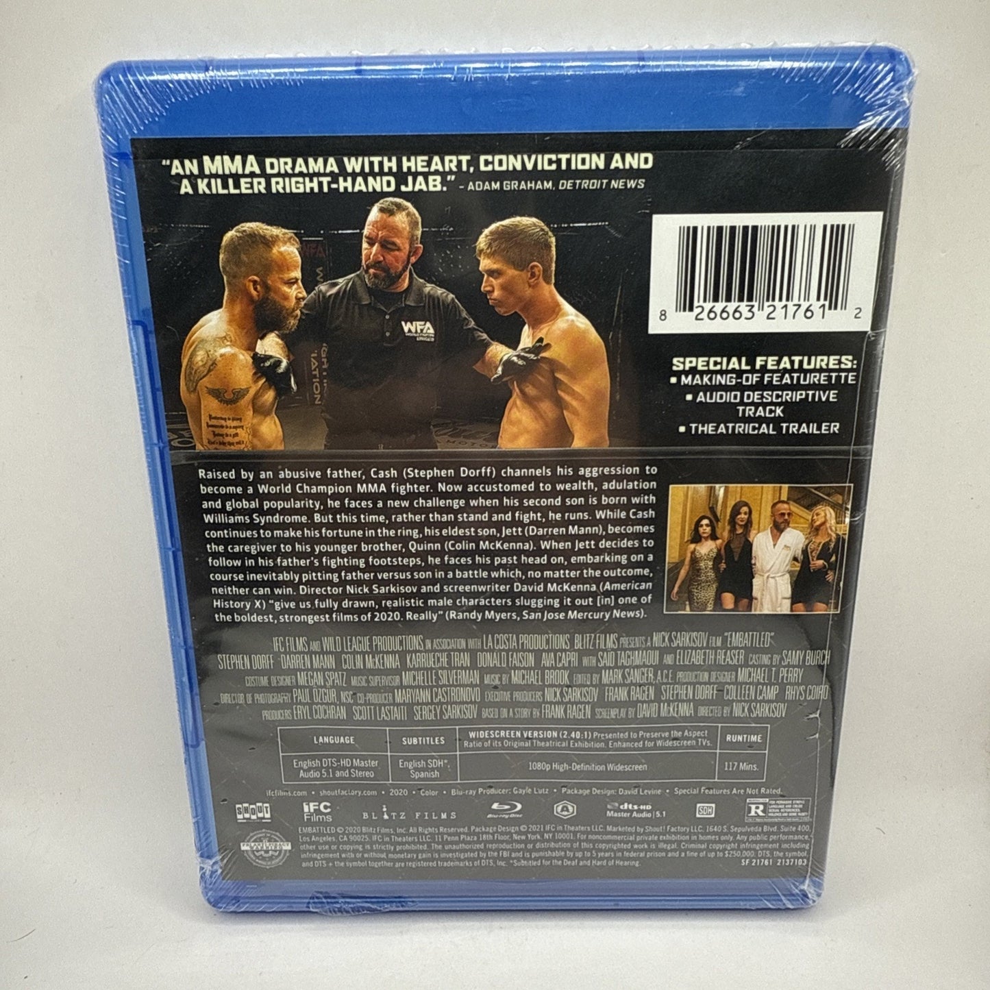 NEW SEALED - Embattled Blu-ray 2020 [Shout Factory] Stephen Dorff Movie