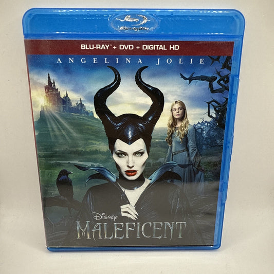 MALEFICENT BLU-RAY + DVD, 2014, ANGELINA JOLIE DISNEY MOVIE