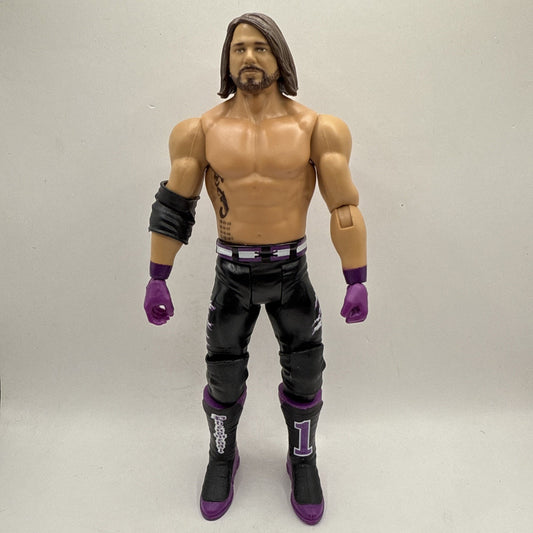 WWE 2017 Mattel Summerslam Series A.J Styles Wrestling Action Figure Purple Toy