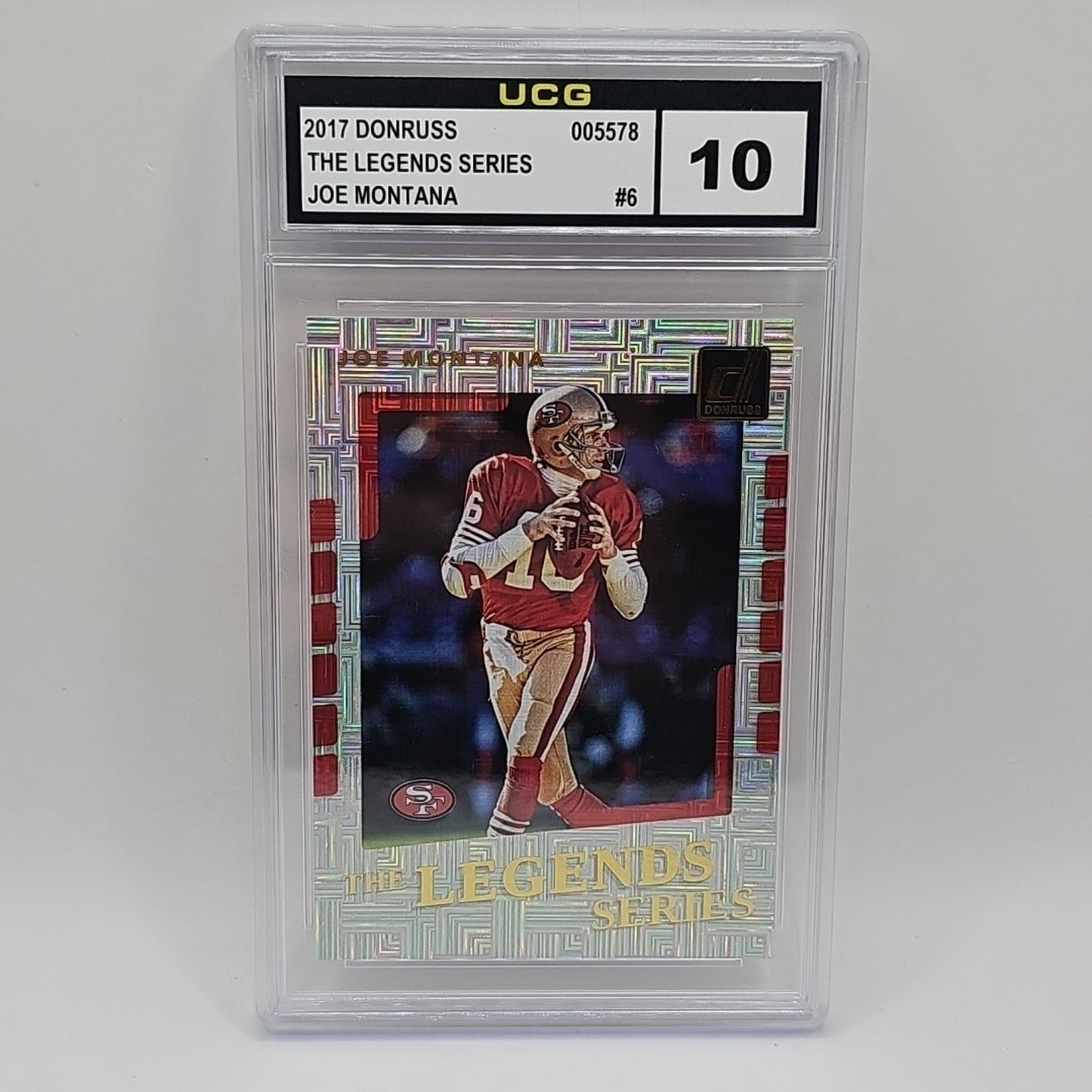 Joe Montana 2017 Donruss - The Legends Series #6 - San Francisco 49ers